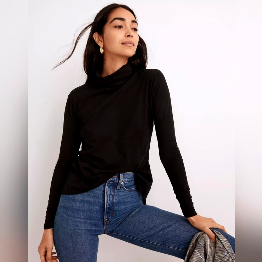 Madewell Cotton Turtleneck